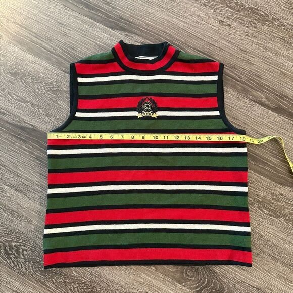 St. John Striped Sleeveless Knit - Picture 3 of 5